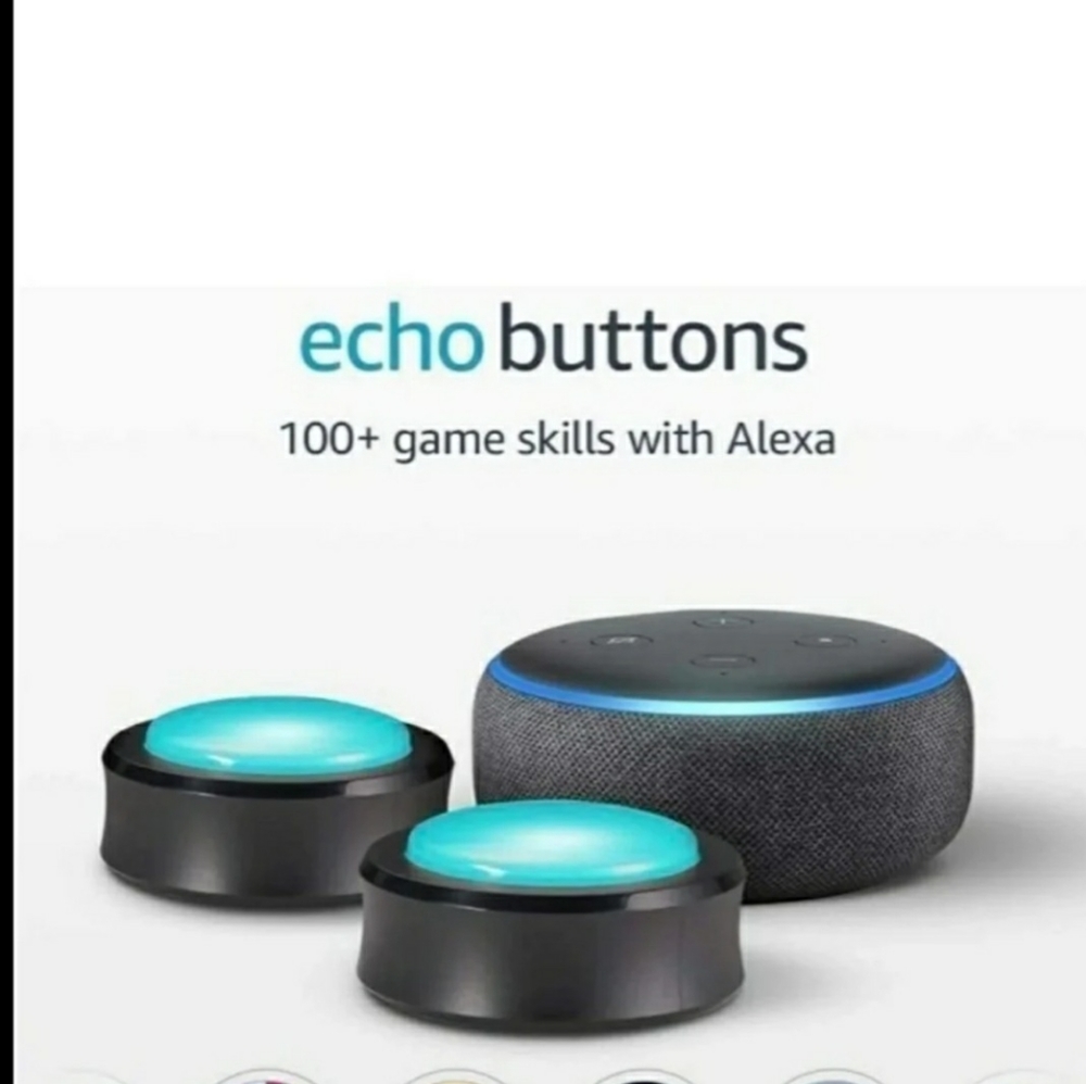 Amazon Echo Buttons (2) boxes - 4 buttons total
